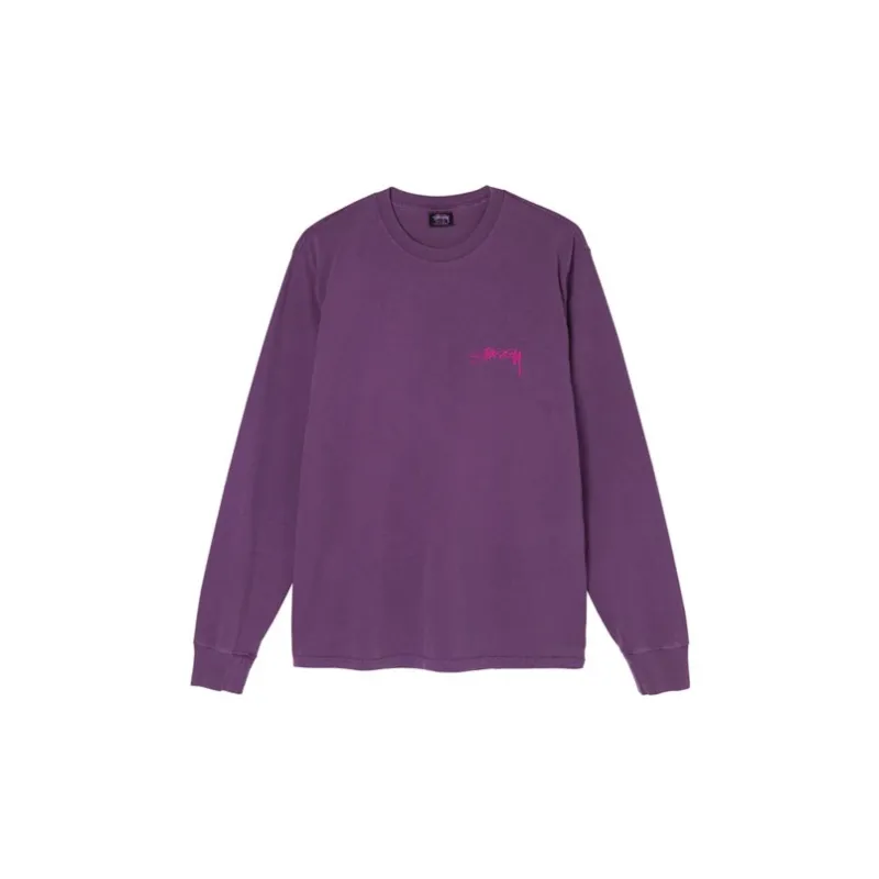 Stussy Sphinx Pigment Dyed Long Sleeve Tee-5