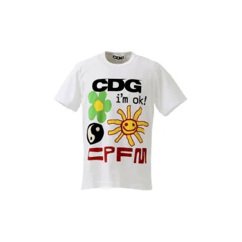 Cactus Plant Flea Market X CDG I'm Okay T shirt