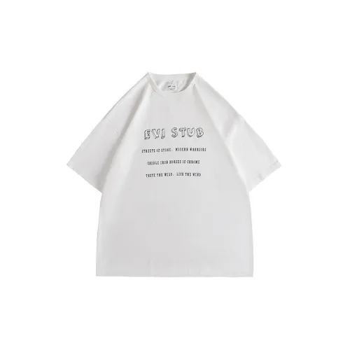 Evi Stub T-Shirts Unisex White