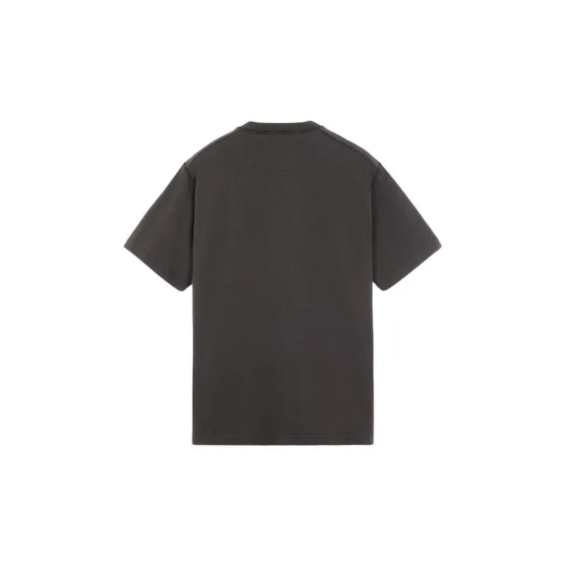 STONE ISLAND Fissato Garment Dyed T Shirt-1