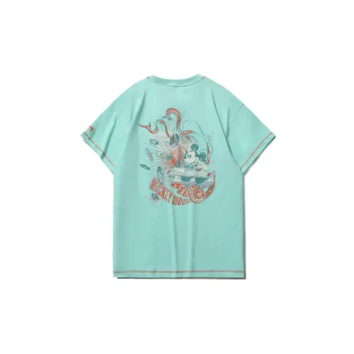 Disney X LINING Disney T-Shirts Men Light Blue