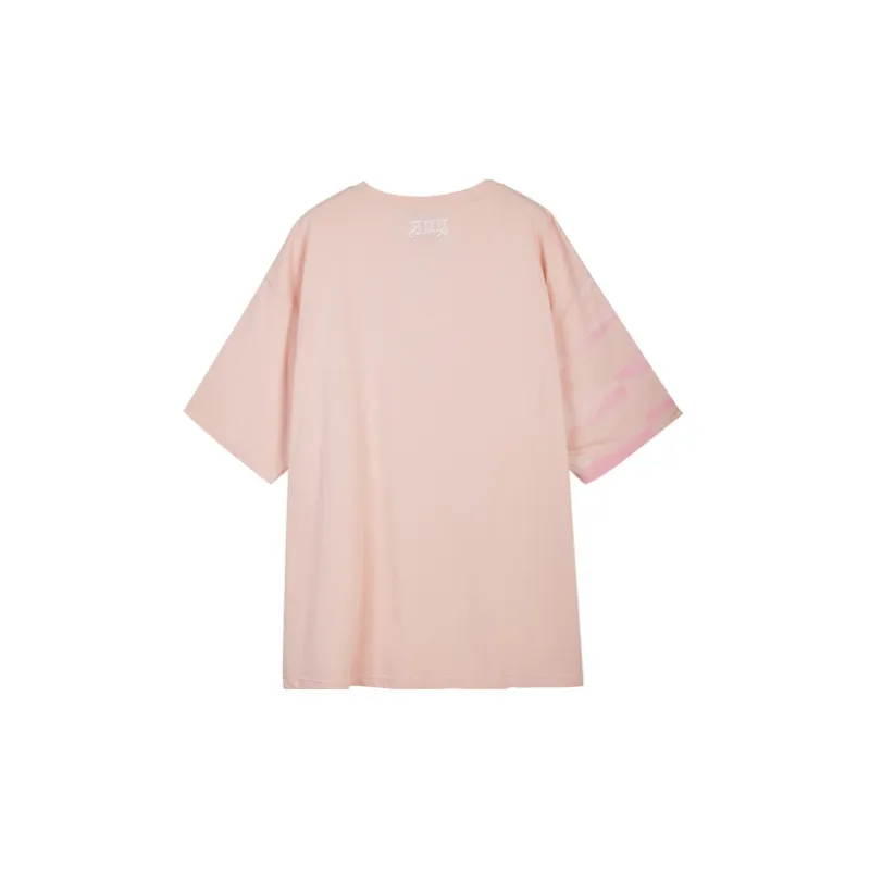 Boy London FW21 Straight Elbow Length Sleeved T Shirt Unisex Pink-1