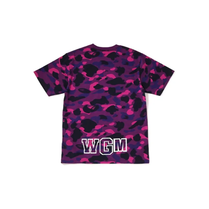 A BATHING APE Color Camo Shark Tee-3
