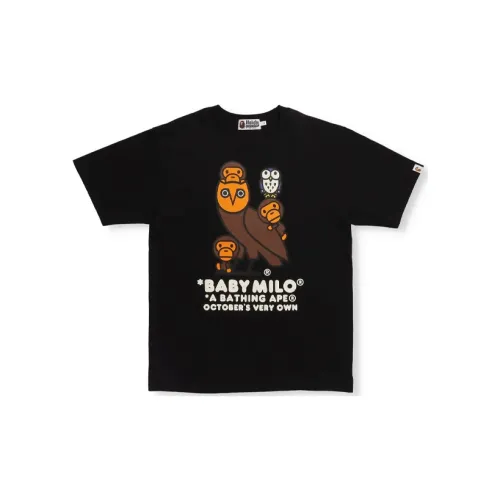 A BATHING APE Bape® X Ovo Fall/Winter 2021 Collection T-Shirts Unisex Black