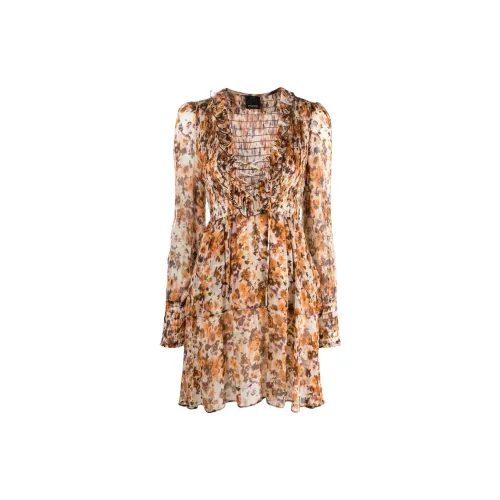 PINKO Long-Sleeved Dresses Women's Brown