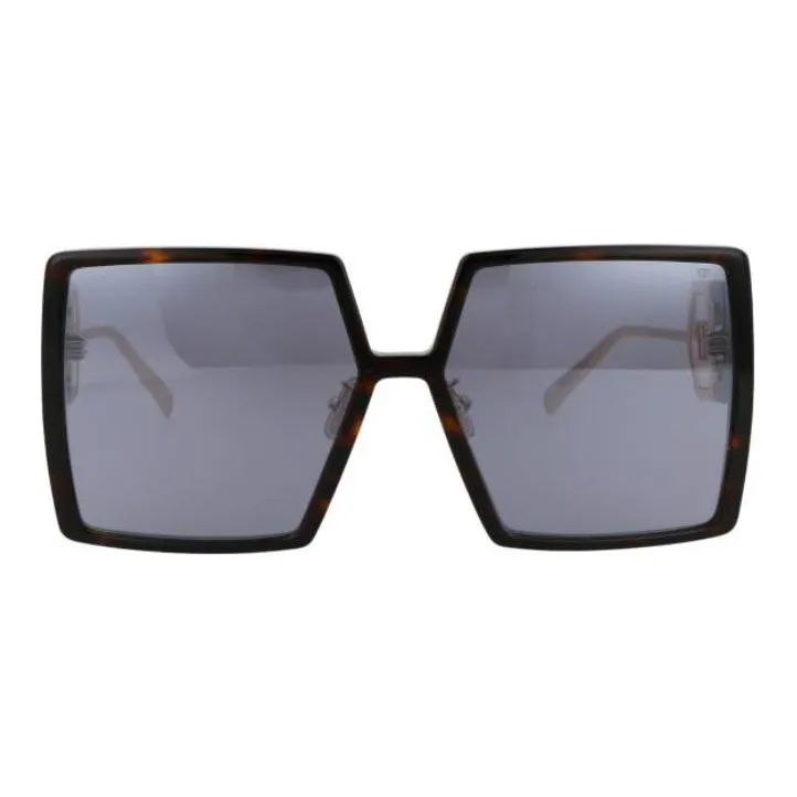 PHILIPP PLEIN Logo Plaque Square Frame Sunglasses-1