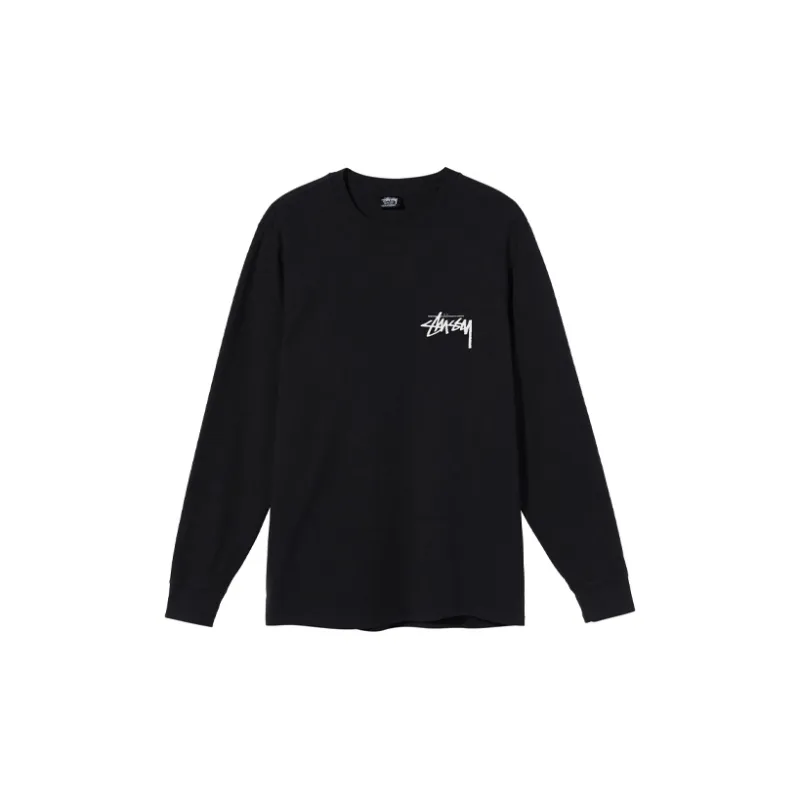 Stussy Weeds Pigment Dyed Long Sleeve Tee-1