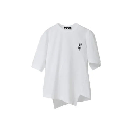 CDG T-Shirts Unisex White