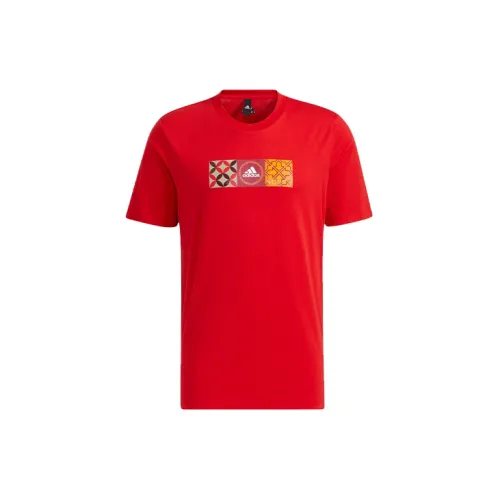 Adidas CNY T-Shirts Men Red