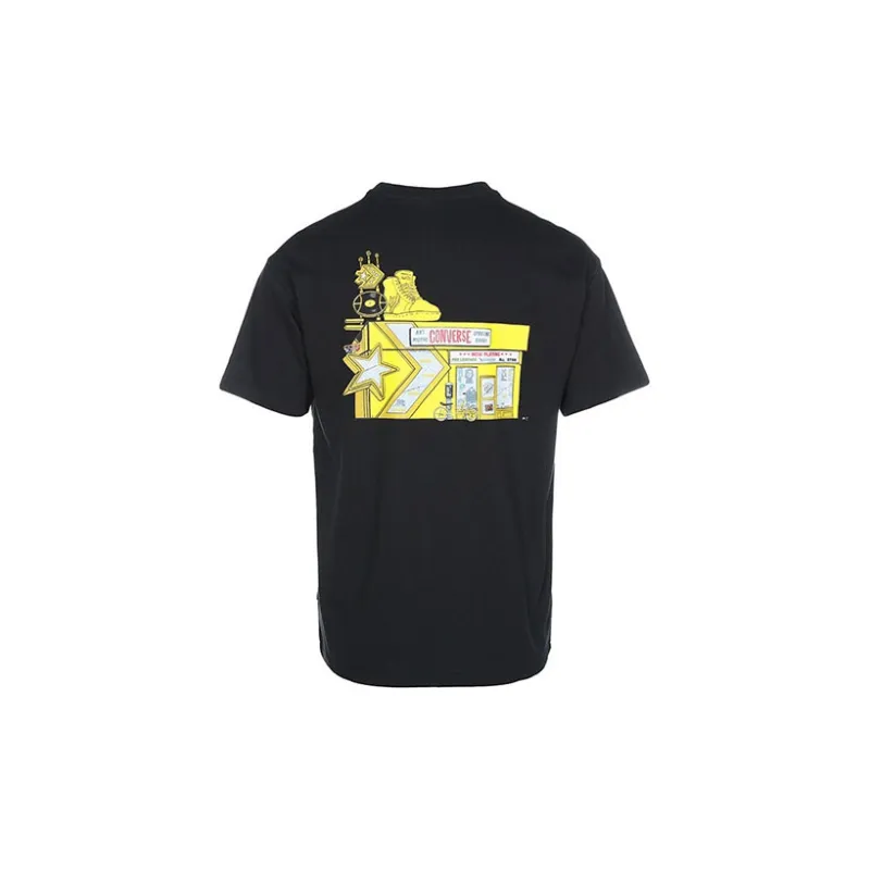Converse Diamond Dharma T Shirts Men Black-1