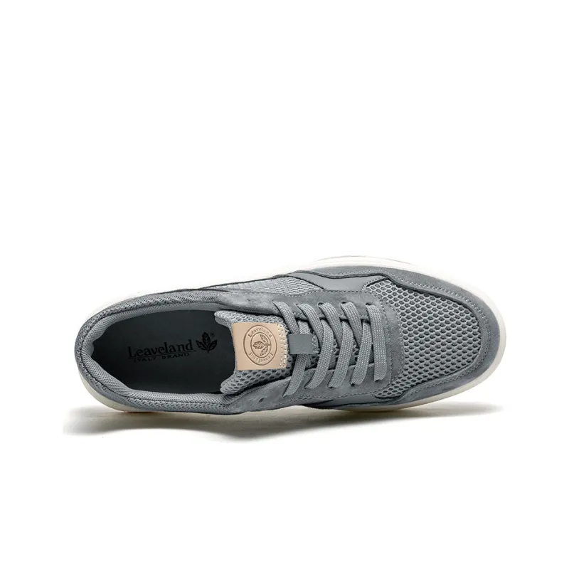 LEAVELAND Stylish Skateboarding Shoes Men's Gray-3