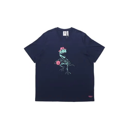 Adidas Originals 5 Dino T-Shirts Men Navy Blue