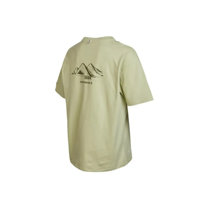 Converse T Shirts Men Light Green-1