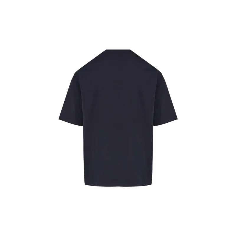 Balenciaga SS22 T Shirt Regular Fit Men's Navy Blue-1