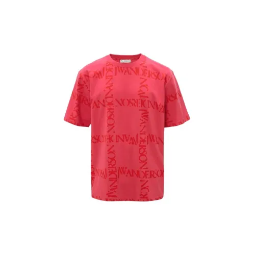 JW Anderson T-Shirts Unisex Red