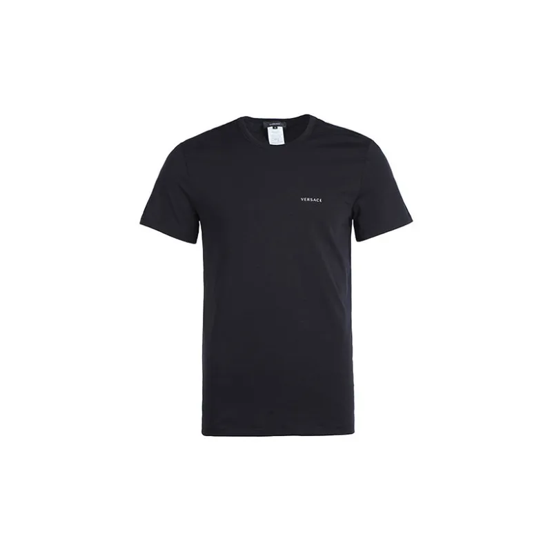 VERSACE T Shirts Men Black/White 2 Pack-1