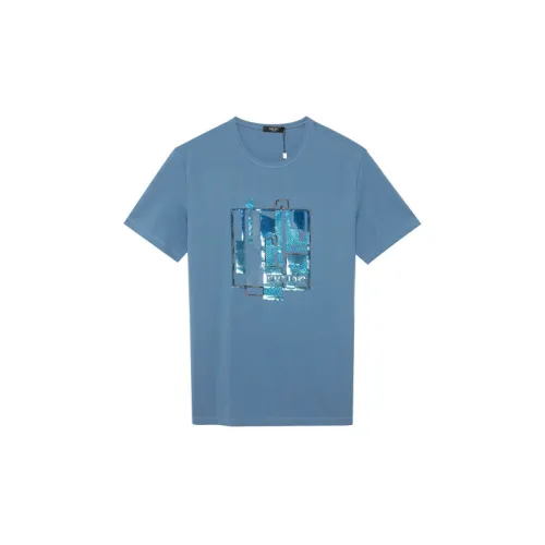 LIU·JO UOMO T-Shirts Men Blue Gray