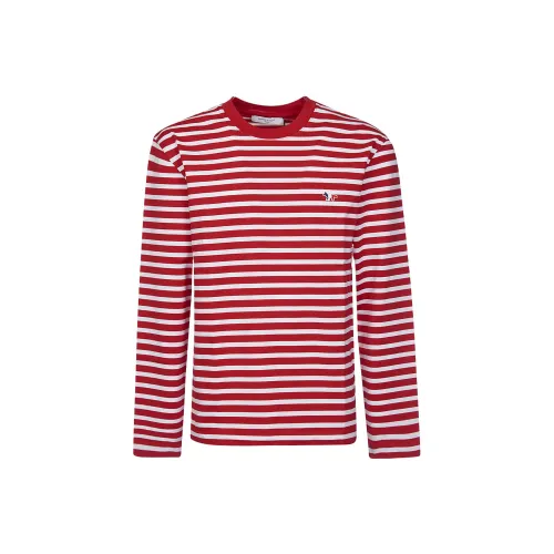 Maison Kitsune T-Shirts Unisex Red