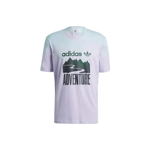 Adidas Originals Adv Mount T-Shirts Men Purple