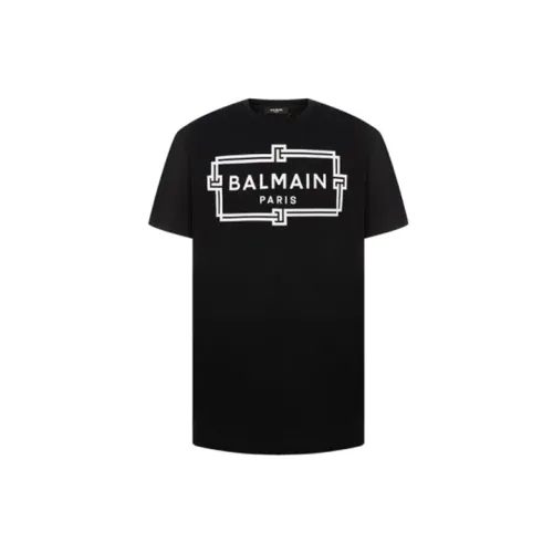 BALMAIN T-Shirts Men Black