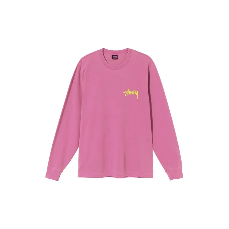 Stussy Weeds Pigment Dyed Long Sleeve Tee-7