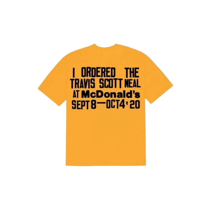 Travis Scott T Shirts Unisex Yellow-1