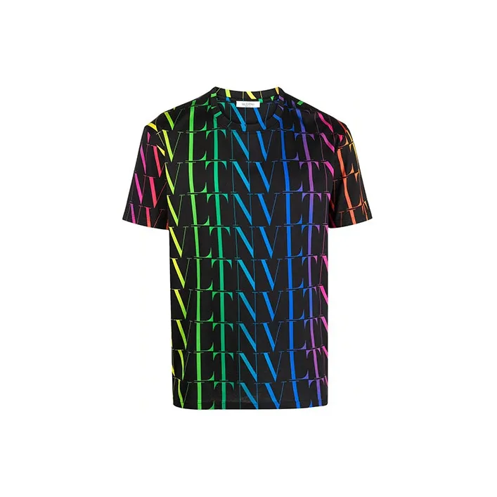 Valentino T Shirts Men Black-0