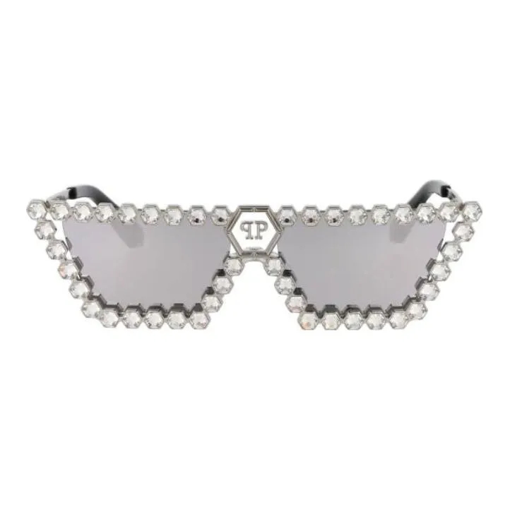PHILIPP PLEIN Crystal embellished Square frame Sunglasses-1