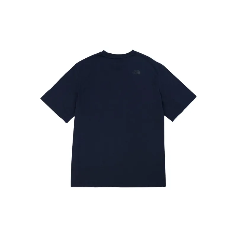 THE NORTH FACE Earth Printing SS22 T Shirt Men's Navy Blue-1