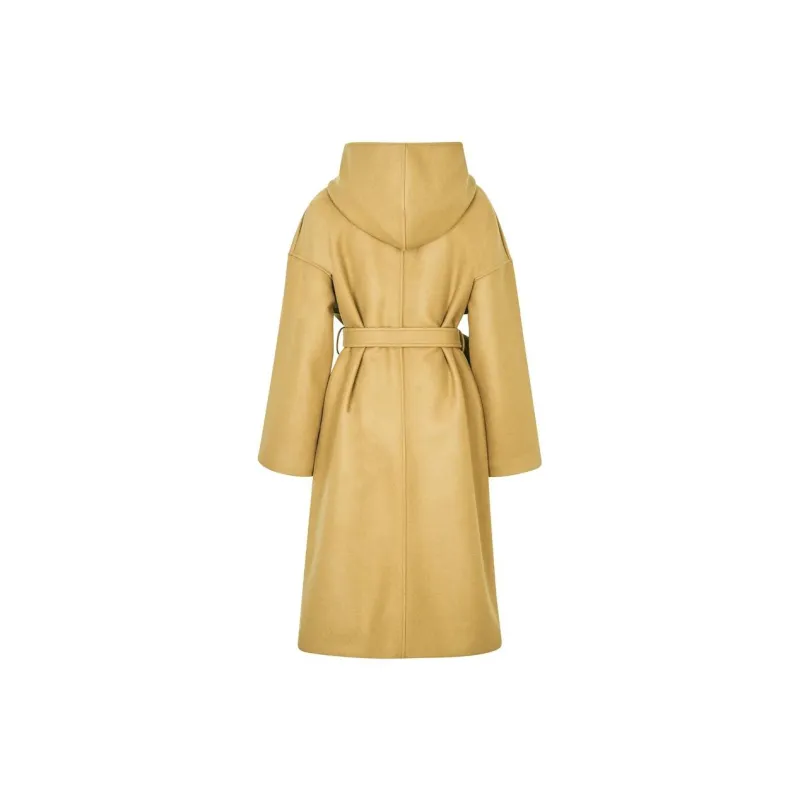 CELINE Velvet Jackets Women's Camel-1