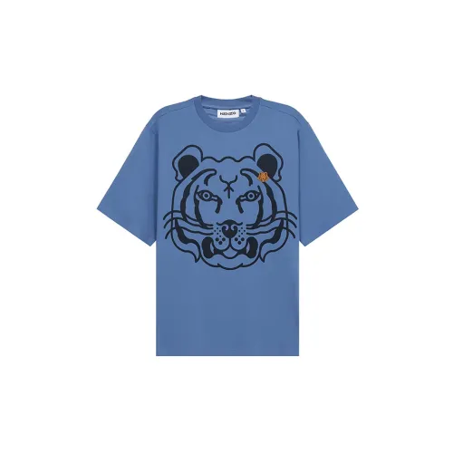 KENZO T-Shirts Men Sapphire Blue