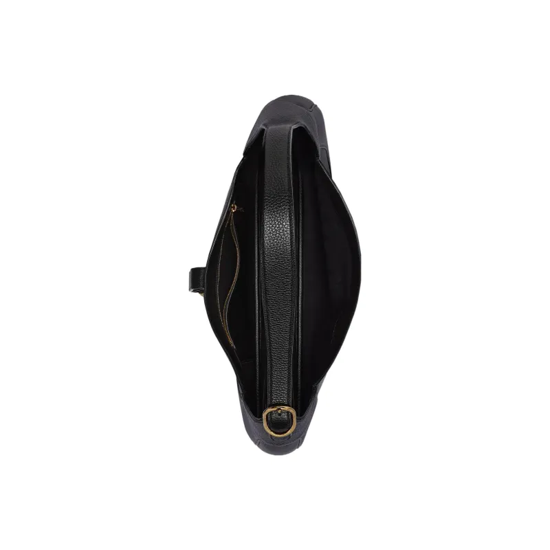 GUCCI Jackie 1961 Leather Crescent Shoulder Bag Shoulder Bag Large Size Women's Black-7