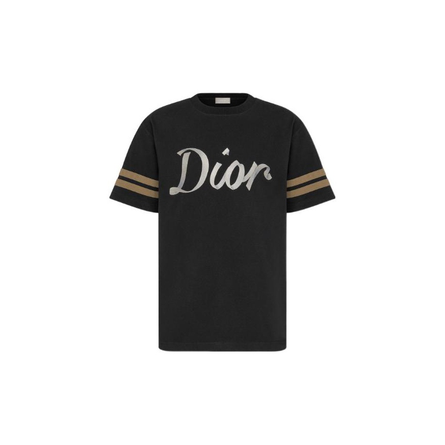 DIOR Quarterly New Products T Shirts Men Black POIZON