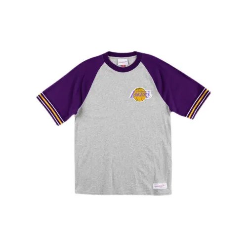 Mitchell & Ness Men’s Los Angeles Lakers T-shirt Grey Male