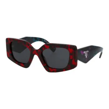 PRADA Sunglasses Unisex Black/Red