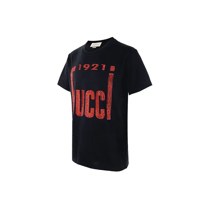 GUCCI 1921 SS22 T-Shirt Men's Black-2