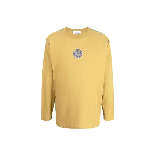 STONE ISLAND T-Shirts Men Yellow