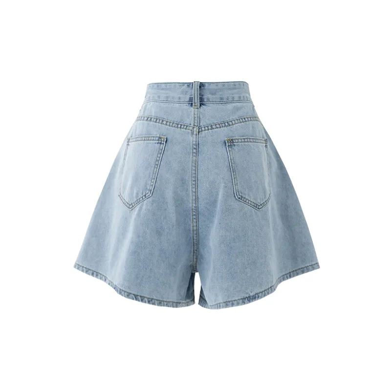 SOON FLOWER Denim Shorts Summer Women's-1