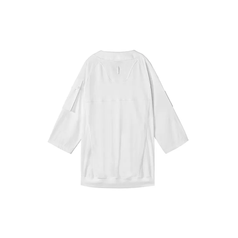 NORVINCY Comfortable And Breathable Sweat Wicking 100% Cotton Heavyweight 3/4 Sleeved T Shirt Unisex-5
