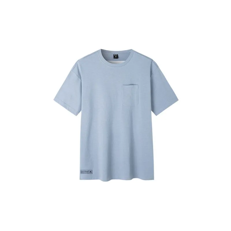Anta x SUBO T-Shirt Unisex Blue Gray-1