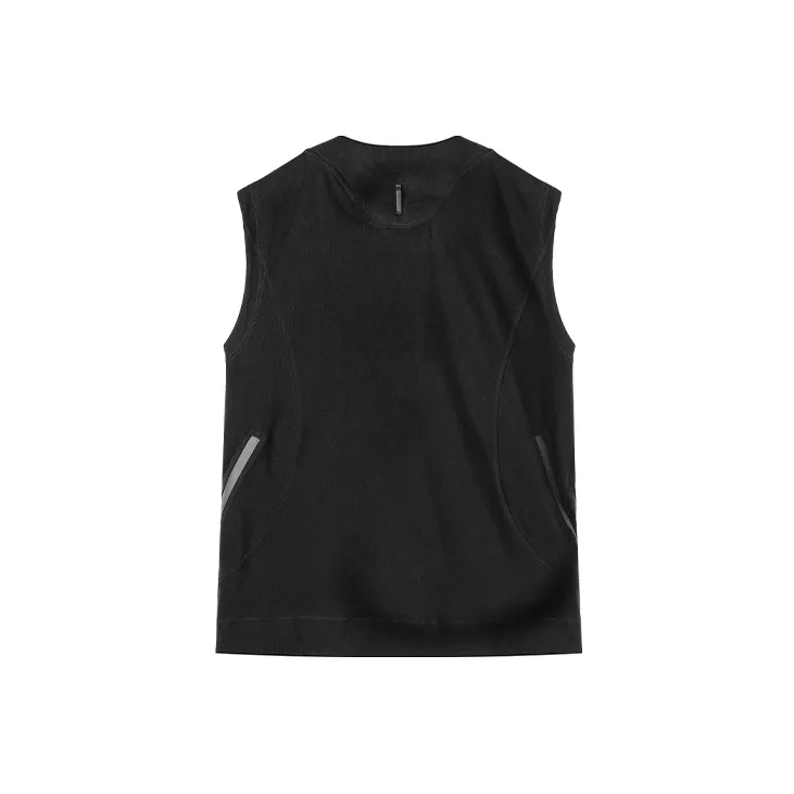 NORVINCY Comfortable And Breathable Sweat Wicking Solid Color 100% Cotton Sleeveless T Shirt Unisex-1