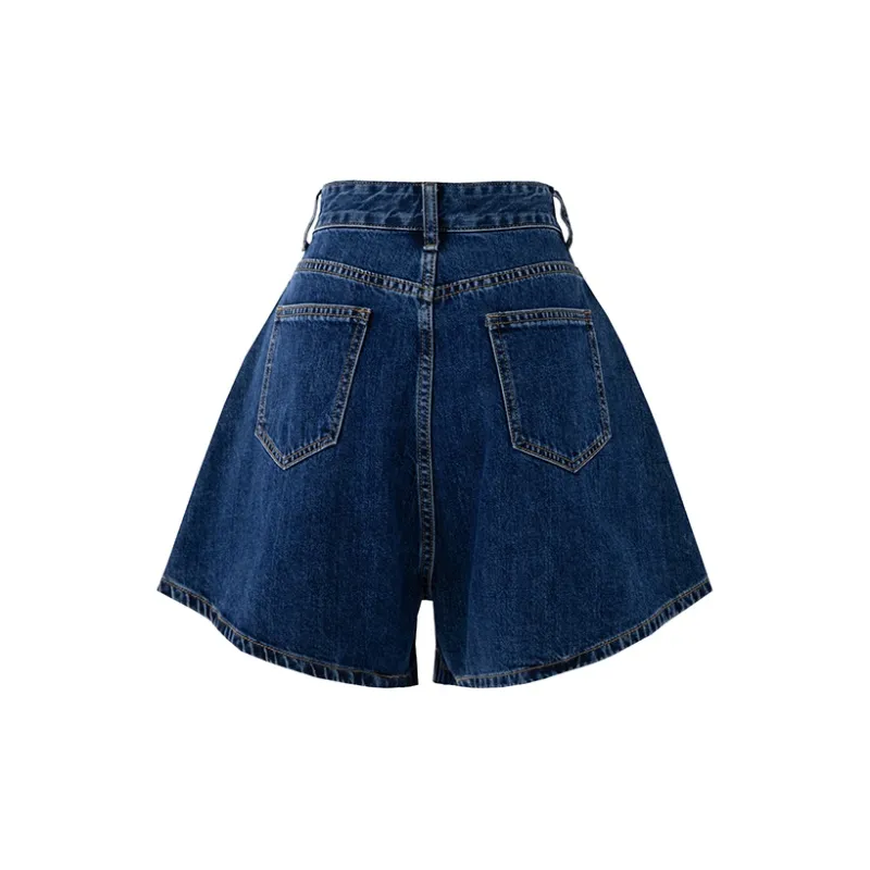SOON FLOWER Denim Shorts Summer Women's-4