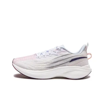 Erke Strange Bullet 3.0 Lightweight Low Top Running Shoes Women's White Pink