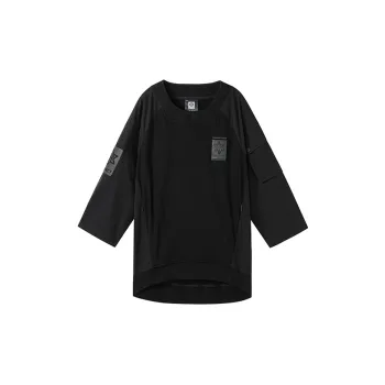 NORVINCY Comfortable And Breathable Sweat Wicking 100% Cotton Heavyweight 3/4 Sleeved T Shirt Unisex