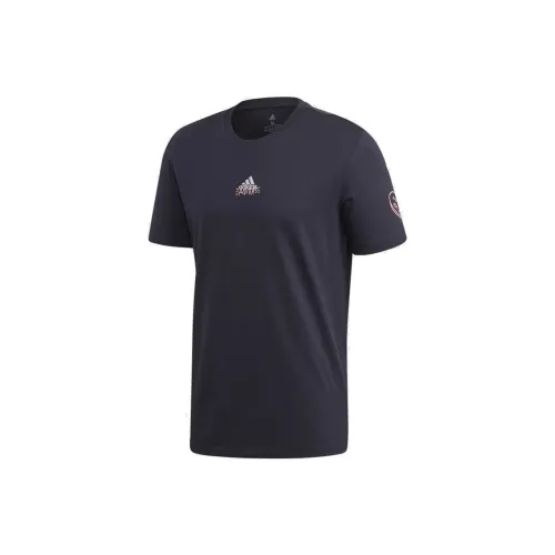 Adidas T-Shirts Men Navy Blue