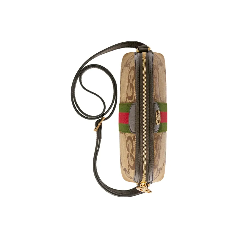 GUCCI Canvas Bag, Shoulder Bag, Crossbody Bag Trumpets Women's Ebony-4