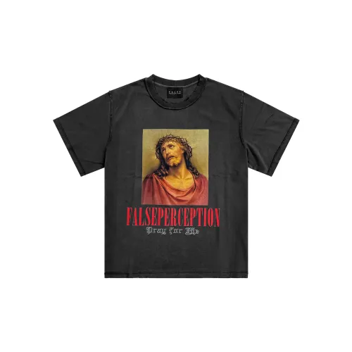 False Perception T-Shirts Unisex Black