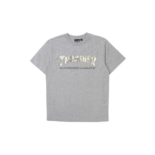 Thrasher T-Shirts Unisex Gray