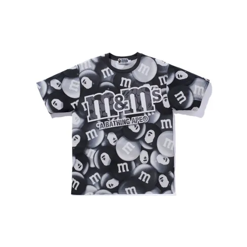 M&m's X A BATHING APE Bape X M&M'S T-Shirts Men Black