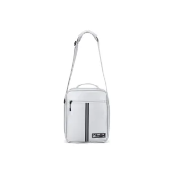 LiNing Synthetic Leather Table Tennis Bag Shoulder Bag Regular Unisex Gray